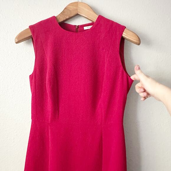 M.M. LaFleur Jane 1.0 Staccato Crepe Dress Women's Size 4 Color Hibiscus NEW - Picture 4 of 16